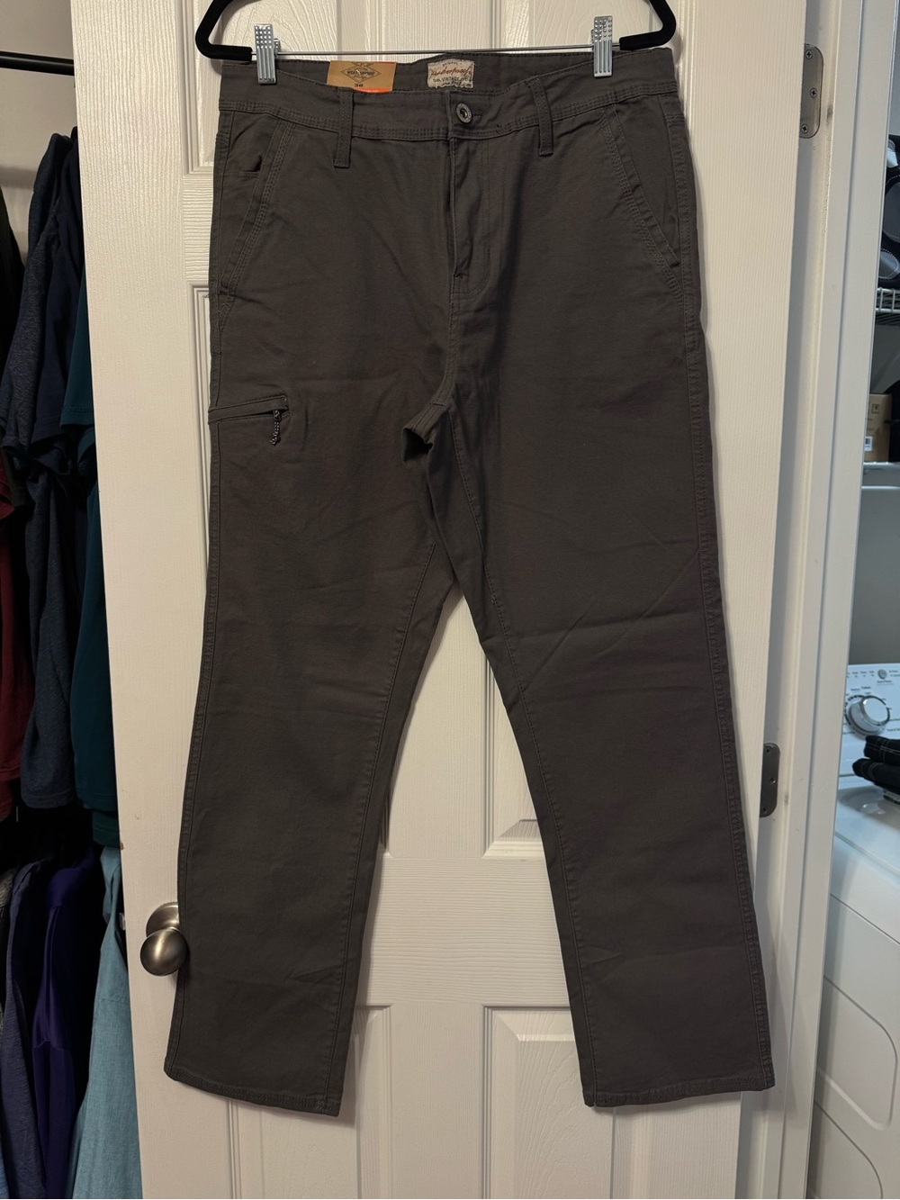Men's weatherproof 34x32 relaxed fit cargo gray pants NWT